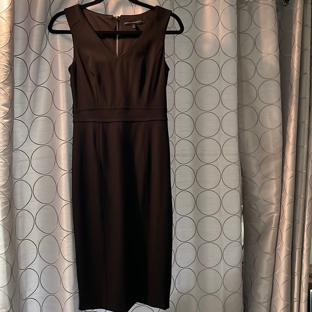 White House Black Market Black size 0 perfectly beautiful slimming black dress